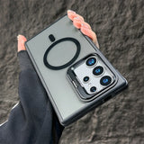 Folding Holder Magsafe Magnetic Wirelesss Case For Samsung