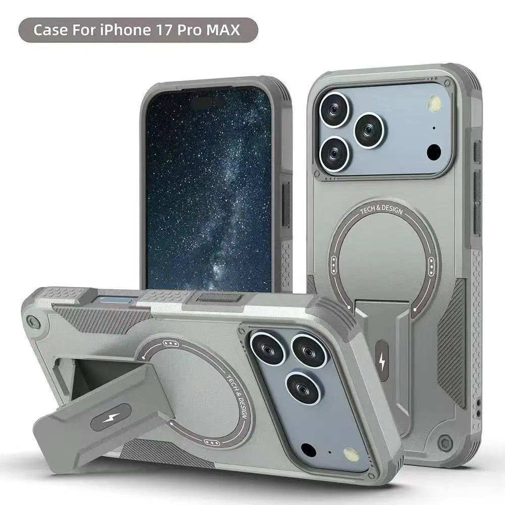 Magsafe Stand Invisible  Wireless Charging Anti-fall Case For iPhone