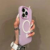 Luxury Candy Magsafe Wireless Charge Matte Phone Case For iPhone