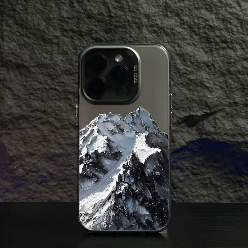 Beautiful Snow Mountain Soft Case For iPhone