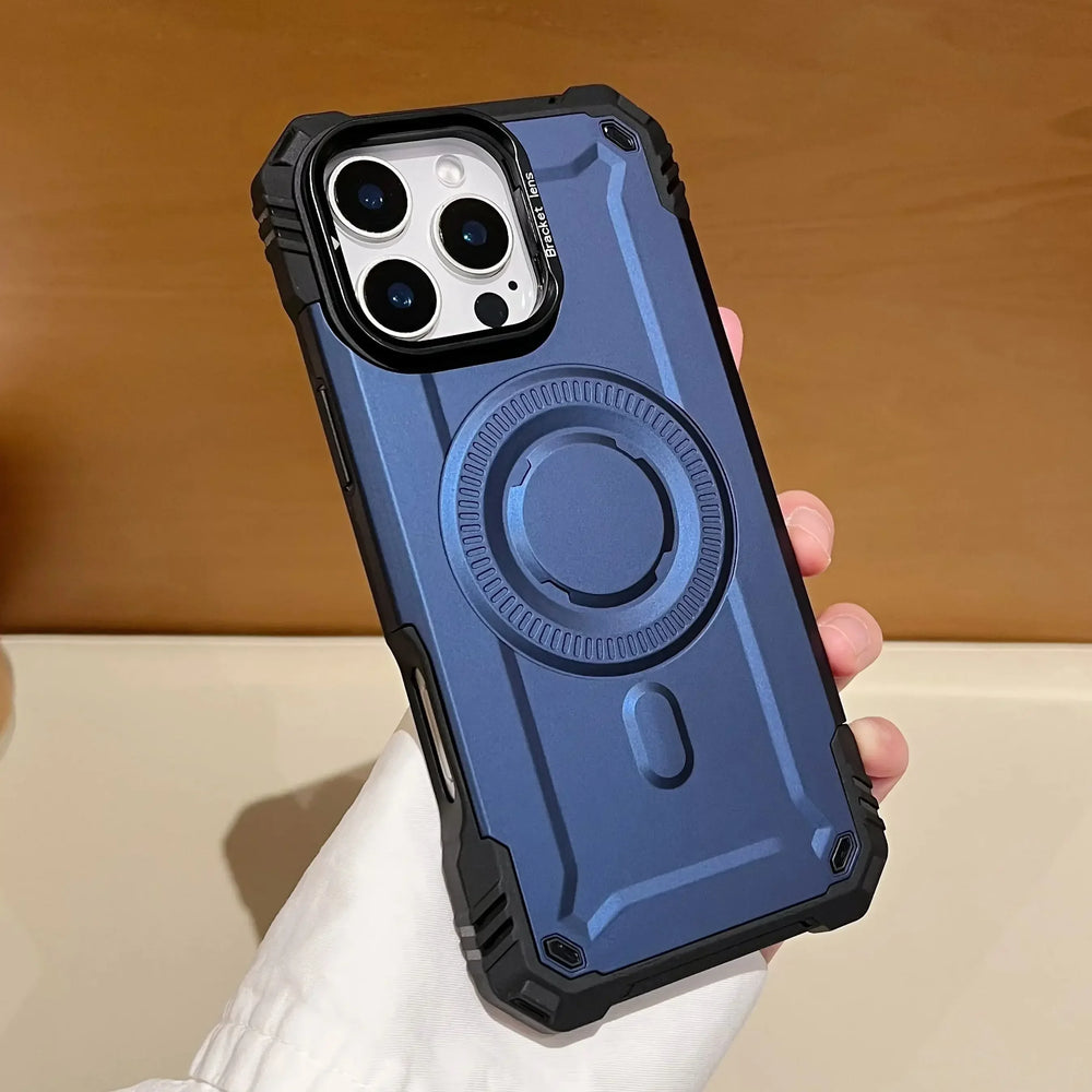 Thick Military Armour Magnetic For Magsafe Case for iPhone