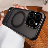 Invisible Folding Stand Magnetic  Magsafe Wireless Charging Case For iPhone