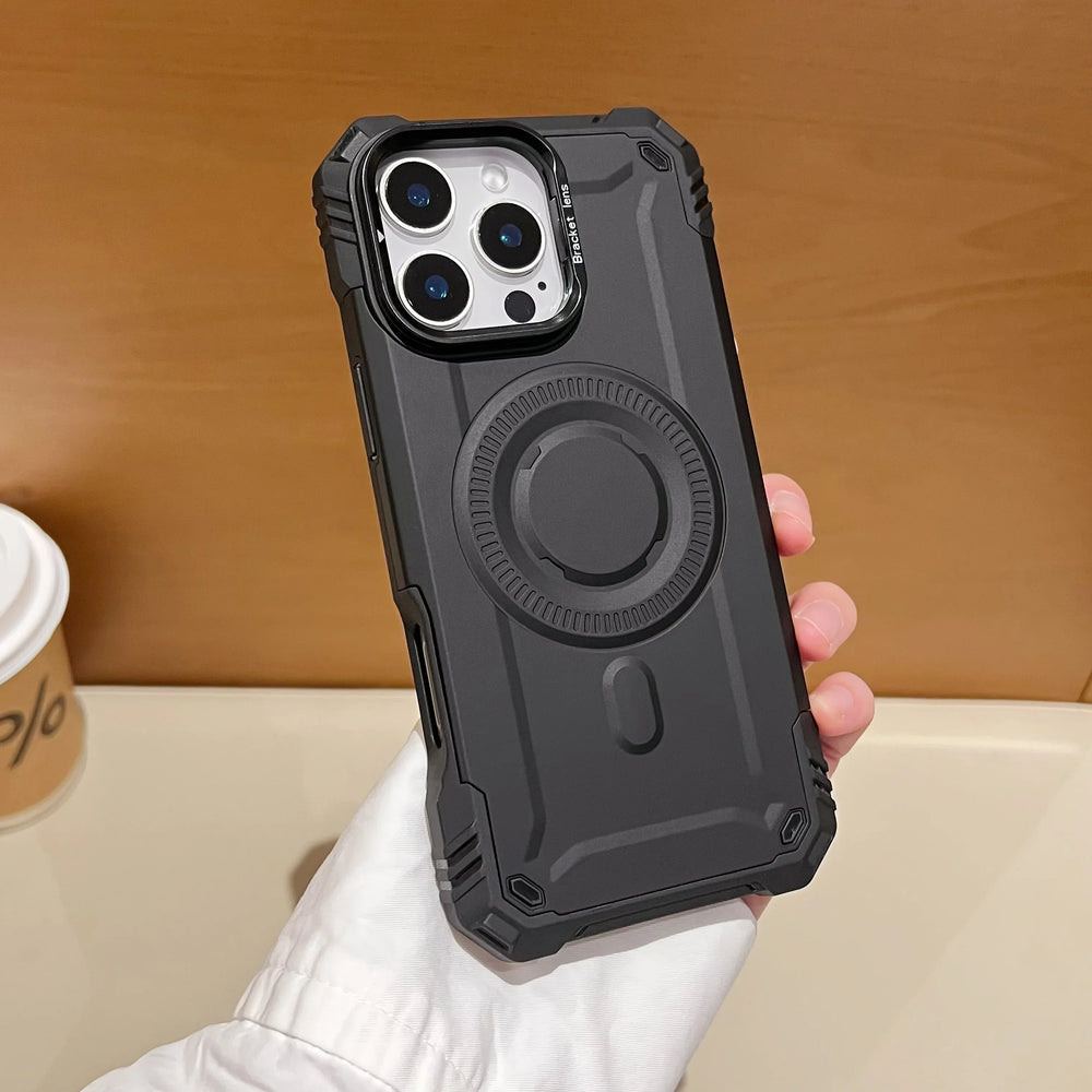 Thick Military Armour Magnetic For Magsafe Case for iPhone