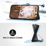 Kawaii Cat Funda Leather Wallet Flip Case For  Samsung