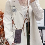 Lanyard Crossbody Magnetic Charging Case For Samsung