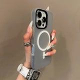 Luxury Candy Magsafe Wireless Charge Matte Phone Case For iPhone