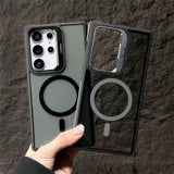 Folding Holder Magsafe Magnetic Wirelesss Case For Samsung