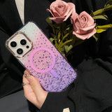 Luxury Gradient Glitter Magnetic Case for iPhone