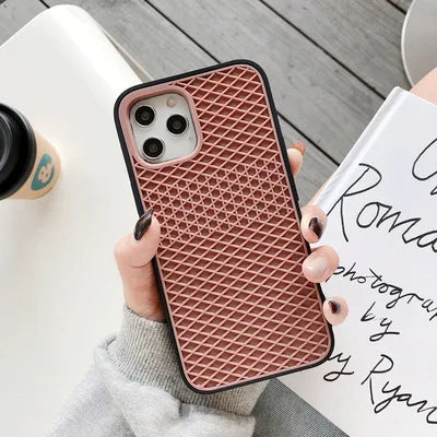 Waffle Shoe Sole Silicone Back for iPhone