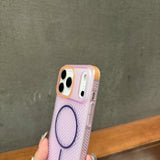 Mesh Breathable Magnetic Lens Heat Dissipation  Case for iPhone