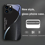 Chanke Black tempered glass Case for iPhone