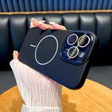 Liquid Silicone Magsafe Charge Covers Case for iPhone