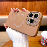 Liquid Silicone Magsafe Charge Covers Case for iPhone