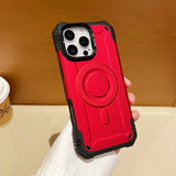 Thick Military Armour Magnetic For Magsafe Case for iPhone