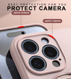 Liduid Silicone Magnetic Stand Case For iPhone