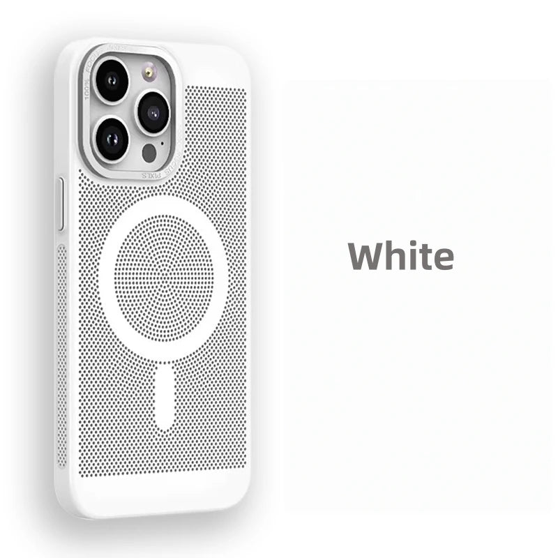 Cooling Mesh Heat Dissipation Magnetic Case for iPhone