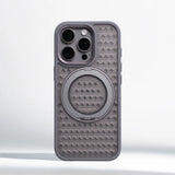 Magsafe 360° Rotating Ring Bracket Heat Dissipation Case for iPhone