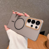 Mesh Heat dissipation Magnetic For Magsafe Case For Samsung