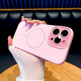 Liquid Silicone Magsafe Charge Covers Case for iPhone