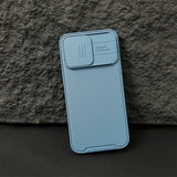 Luxury Slide Camera For MagSafe Magnetic Armor Case For iPhone