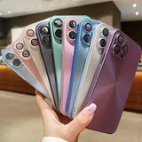 Comes With Lens Film  Hard Back Cover iPhone Case