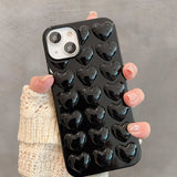 Cute 3D Love Heart Candy Case For iPhone