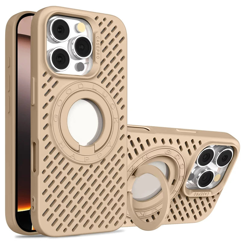 Magsafe Magnetic Heat Dissipation Breathable Holder Case for iPhone