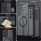 Magsafe Magnetic matte shock-resistant case for Samsung