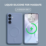 Liquid Silicone Magnetic Wireless Shockproof Case For Samsung