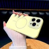 Liquid Silicone Magsafe Charge Covers Case for iPhone