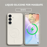 Liquid Silicone Magnetic Wireless Shockproof Case For Samsung
