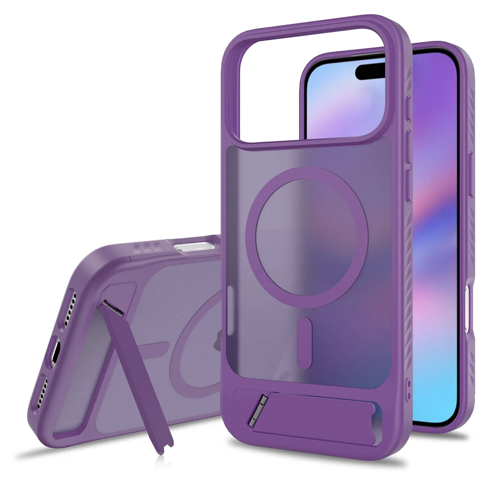 Magsafe Magnetic Foldable Stand  Shockproof Case for iPhone