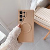 Magnetic Magsafe Silicone Shockproof Bumper Case for Samsung