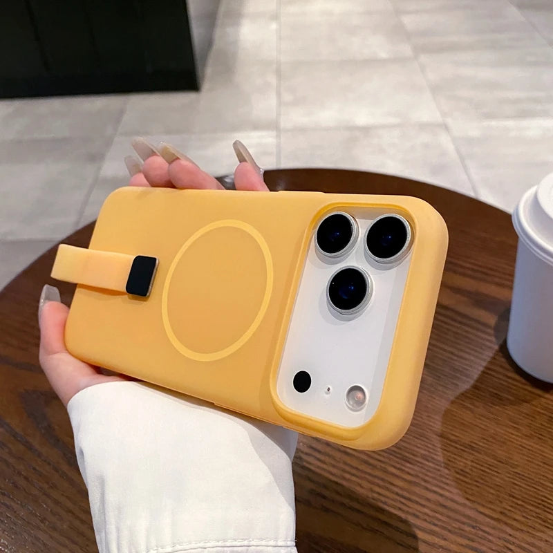 Magnetic Bumper Liquid Silicone case for iPhone
