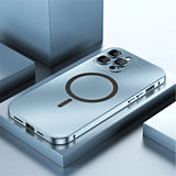 Aluminum Metal Frame Magnetic Case For iPhone