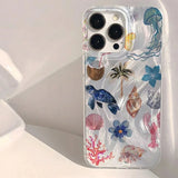 Ocean Elements Personalized Pattern iPhone Case For Cover