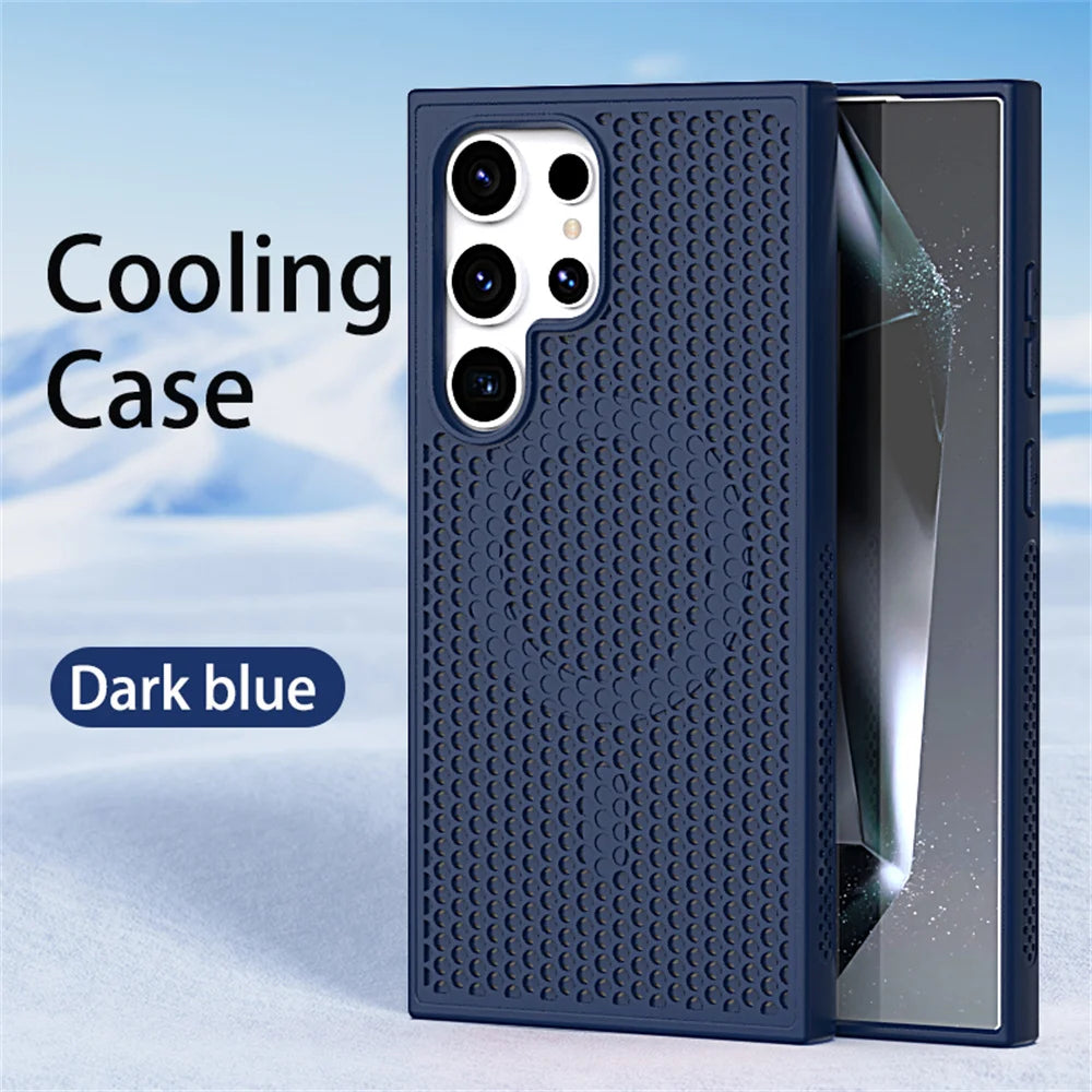 Magnetic Magsafe Heat Dissipation Shockproof Case For Samsung