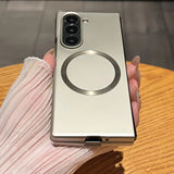 Plating Frosting MatteMagsafe Wireless Charge Case For Samsung