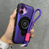 Magsafe Magnetic Wrist Strap Cord  Rope Stand Holder Case for iPhone