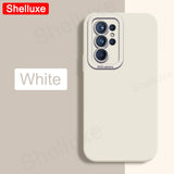 Shelluxe Square Liquid Silicone Soft Silky Feel Case For Samsung