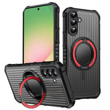 360° Rotate Ring Stand Military Grade Magnetic Case for Samsung