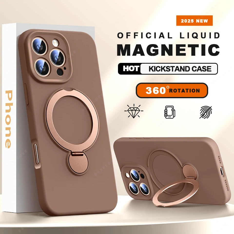 For Magsafe Stand Phone Case For iPhone