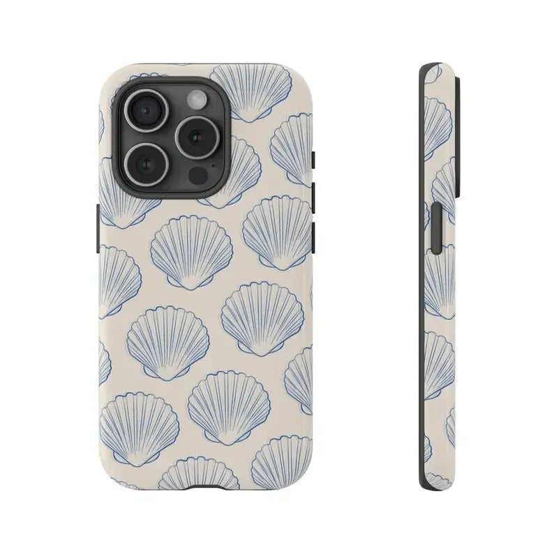 Seashell Coastal Girl Cute Case for iPhone