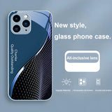 Chanke Black tempered glass Case for iPhone