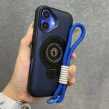 Magsafe Magnetic Wrist Strap Cord  Rope Stand Holder Case for iPhone
