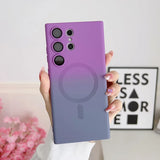 Comes With Lens Film Gradient Color Silicone Case For Samsung