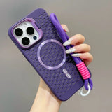 Wrist Magsafe Magnetic Slim Lanyard heat dissipation Case for iPhone
