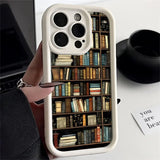 Shell Vintage Bookshelf Kitten for iPhone