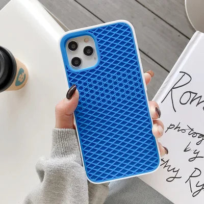 Waffle Shoe Sole Silicone Back for iPhone