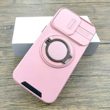 Camera Lens Slide Shockproof Armor Case For iPhone